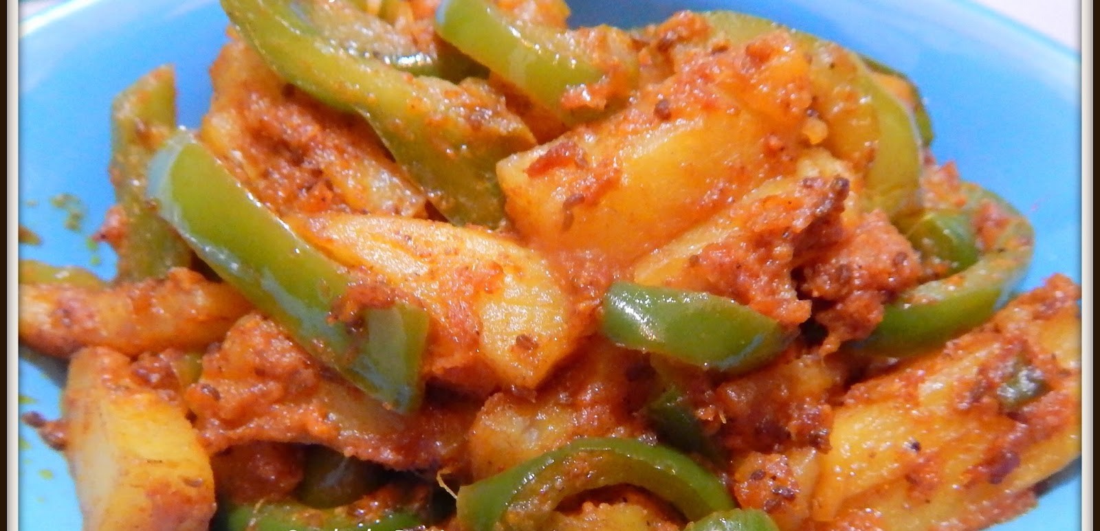 Ajwaini Aloo Shimla Mirch