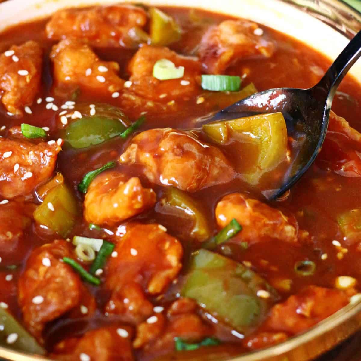 Chicken Manchurian with Gravy