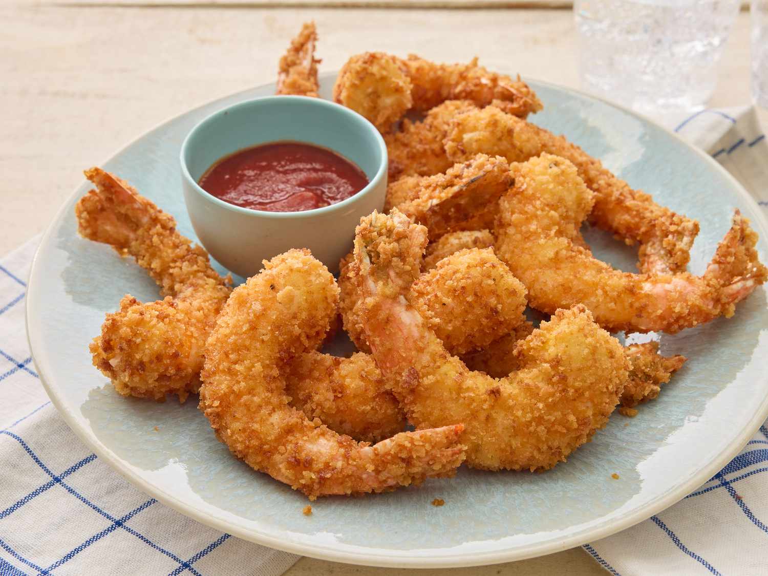 Golden Fried Prawns