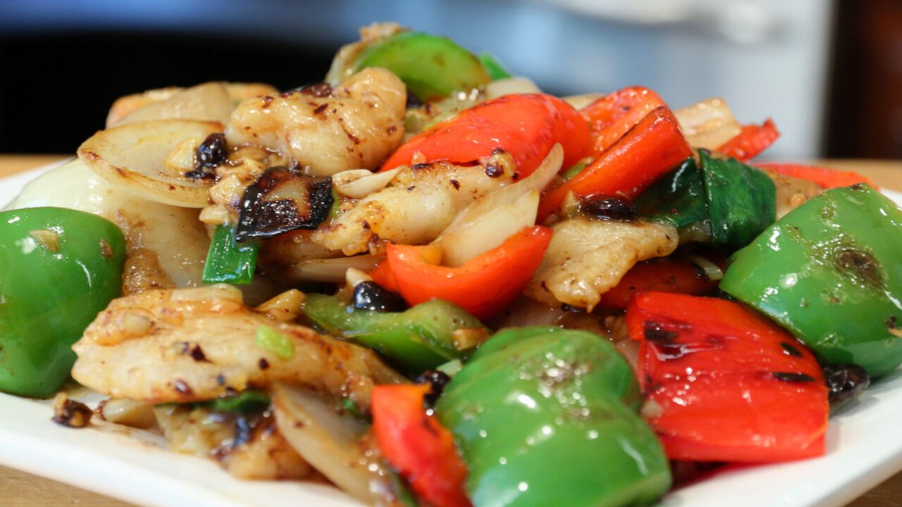 Fish in Black Bean Sauce