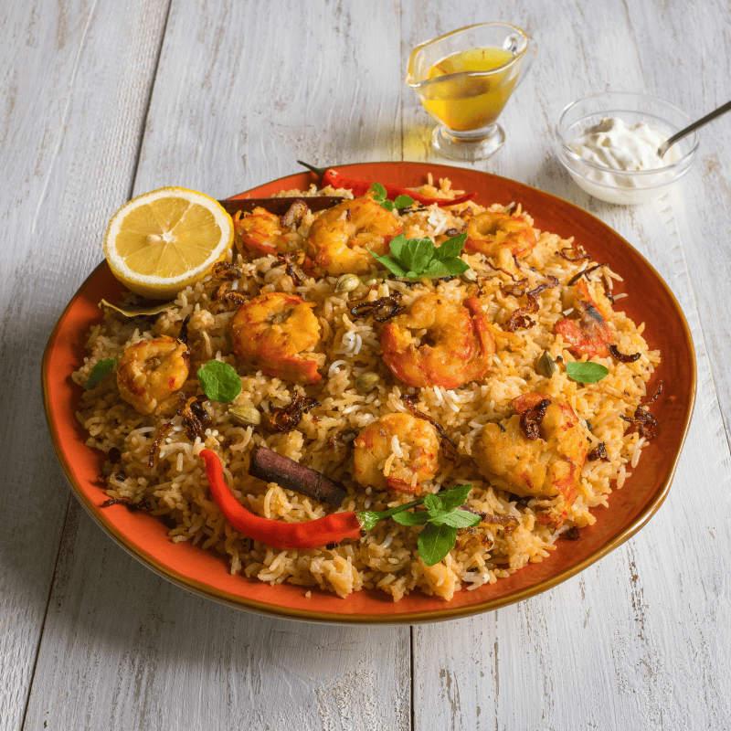 Seafood Biryani