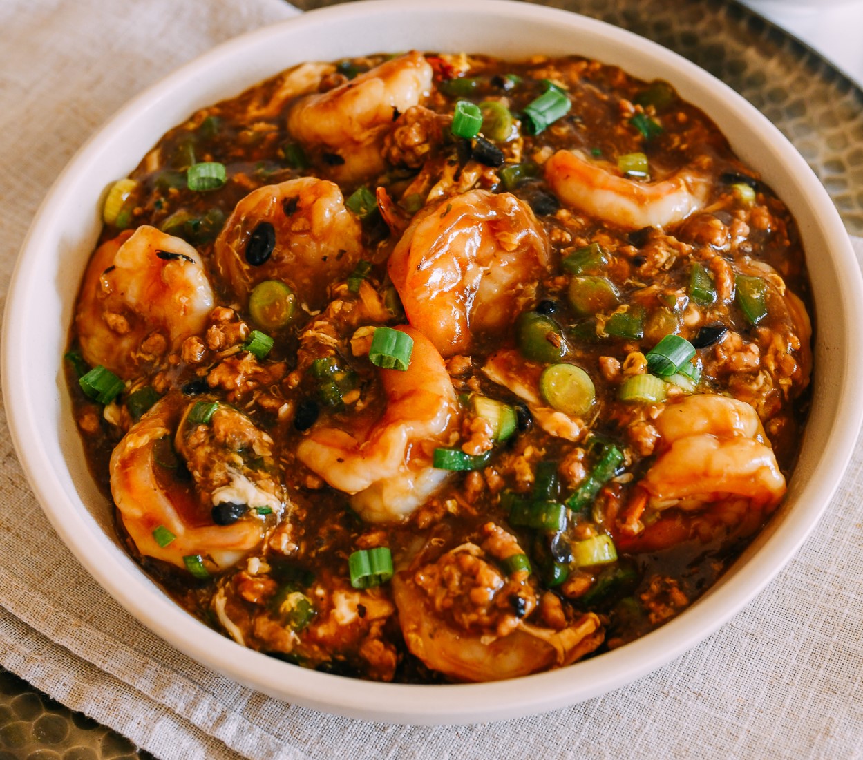 Shrimp in Black Bean Sauce