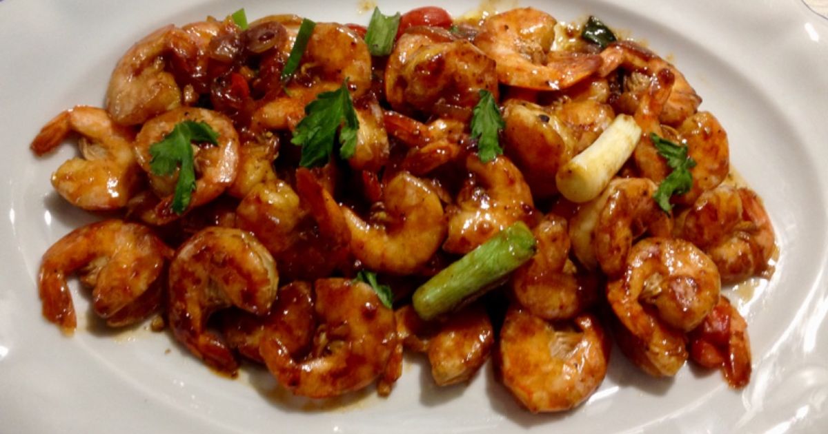 Shrimp in Oyster Sauce