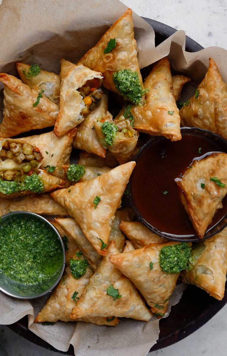 3 Samosa: Chicken Minced